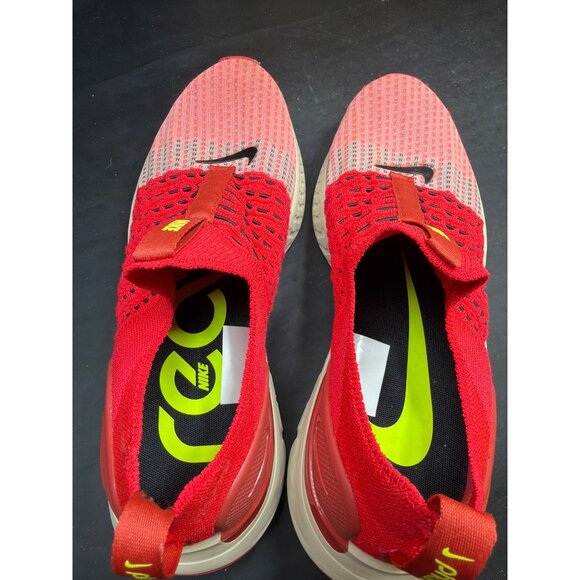 Nike React Phantom Run Flyknit 2 DV2145-600 Mens Running Shoes 9.5 Red/Gray